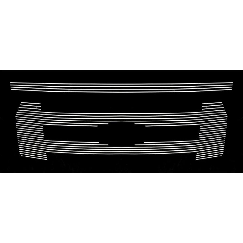 APS GR06FFC11A - Polished Aluminum Main Upper Horizontal Billet Grille