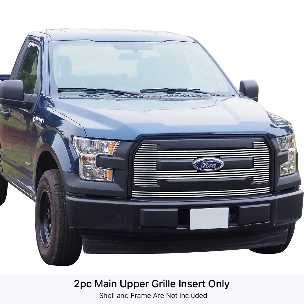 APS GR06FFC11S - Polished Stainless Steel Main Upper Horizontal Billet Grille