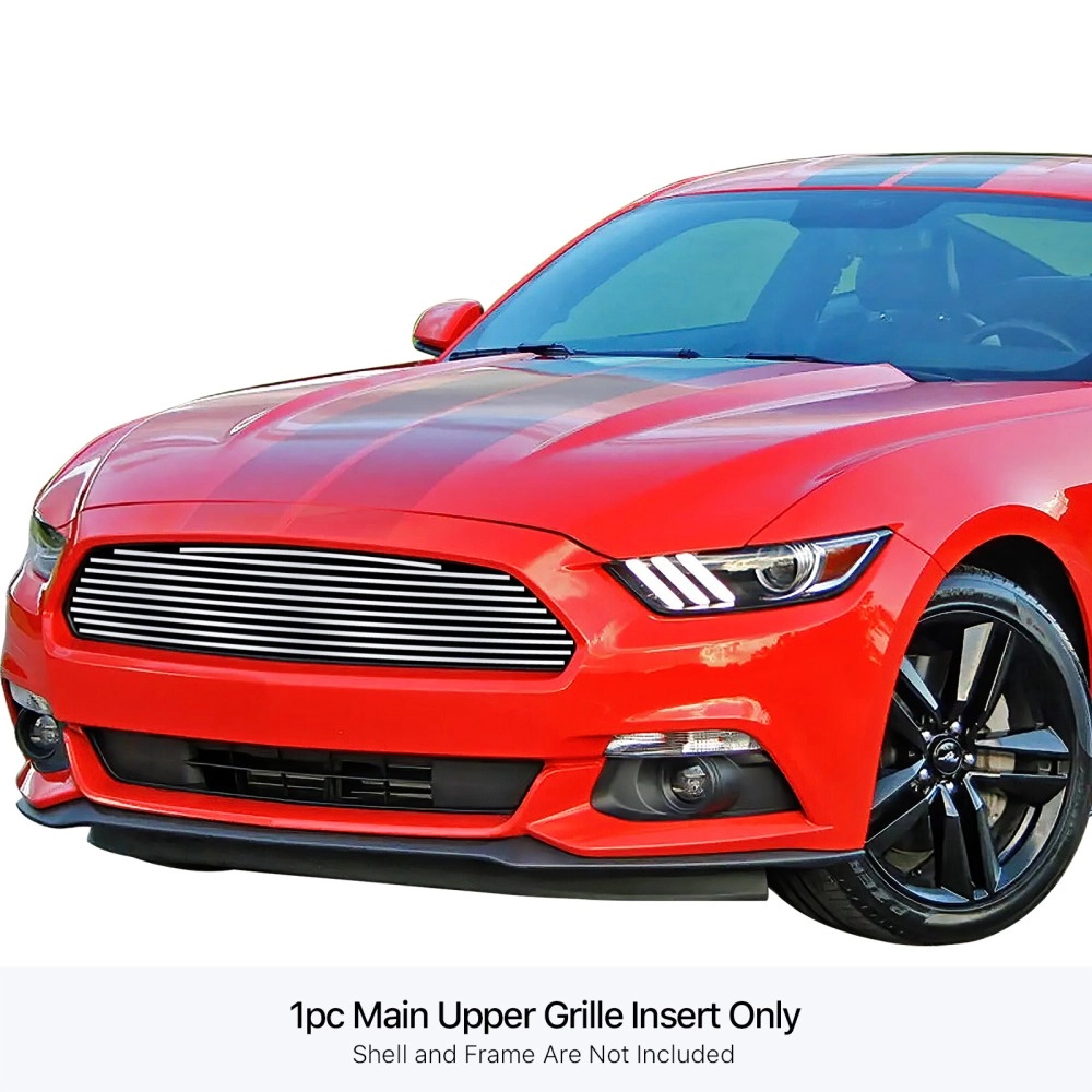 APS GR06FFD02S - Polished Stainless Steel Main Upper Horizontal Billet Grille