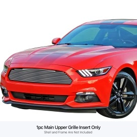 APS GR06FFD02S - Polished Stainless Steel Main Upper Horizontal Billet Grille