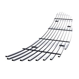 APS GR06FFD02S - Polished Stainless Steel Main Upper Horizontal Billet Grille