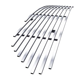 APS GR06FFD04S - Polished Stainless Steel Main Upper Horizontal Billet Grille