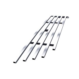 APS GR06FFD05S - Polished Stainless Steel Lower Bumper Horizontal Billet Grille