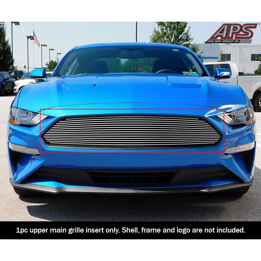 APS GR06FFD06A - Polished Aluminum Main Upper Horizontal Billet Grille