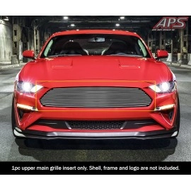 APS GR06FFD08A - Polished Aluminum Main Upper Horizontal Billet Grille