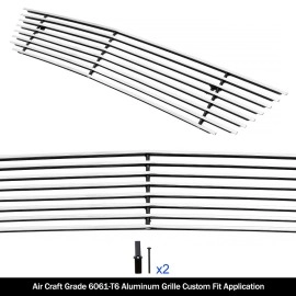APS GR06FFD09A - Polished Aluminum Lower Bumper Horizontal Billet Grille