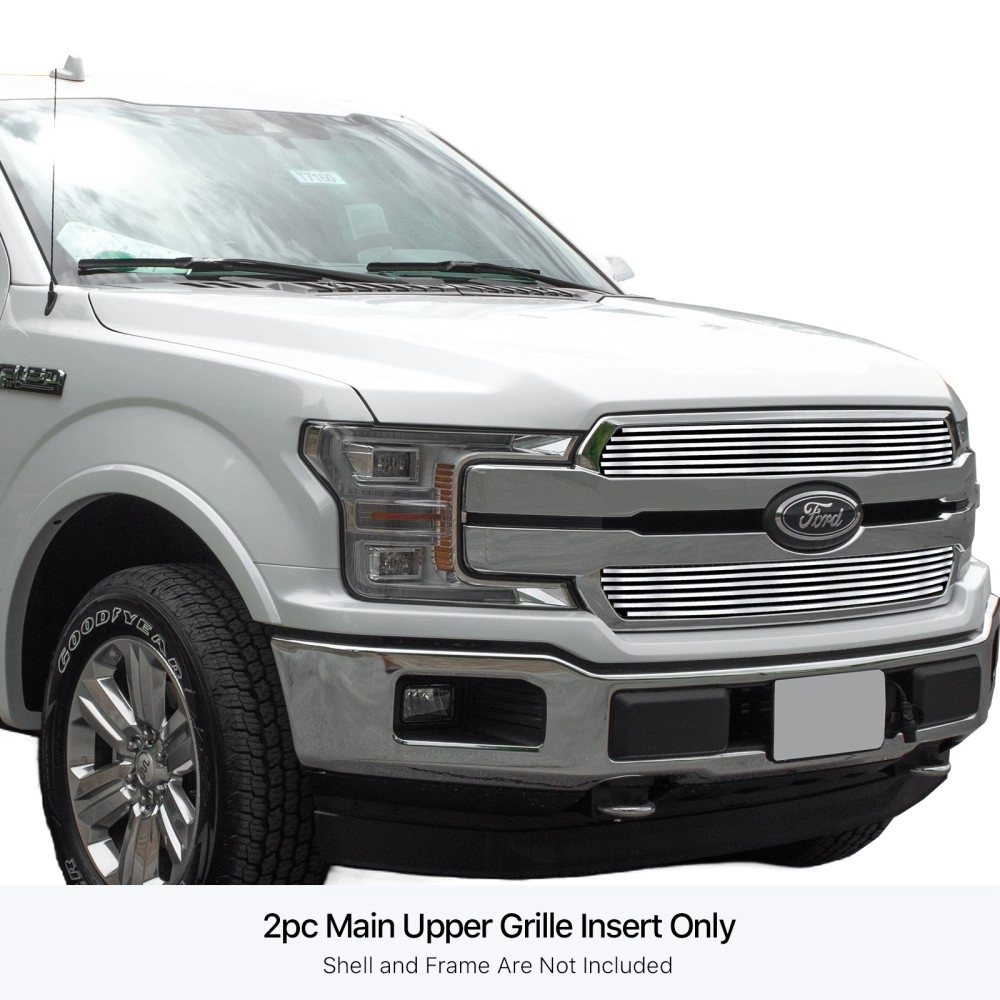 APS GR06FFD43S - Polished Stainless Steel Main Upper Horizontal Billet Grille