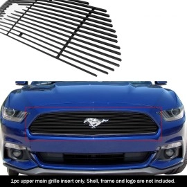 APS GR06FFD45H - Black Aluminum Main Upper Horizontal Billet Grille
