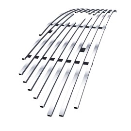 APS GR06FFD45S - Polished Stainless Steel Main Upper Horizontal Billet Grille