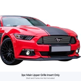 APS GR06FFD46S - Polished Stainless Steel Main Upper Horizontal Billet Grille