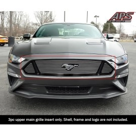 APS GR06FFD48A - Polished Aluminum Main Upper Horizontal Billet Grille