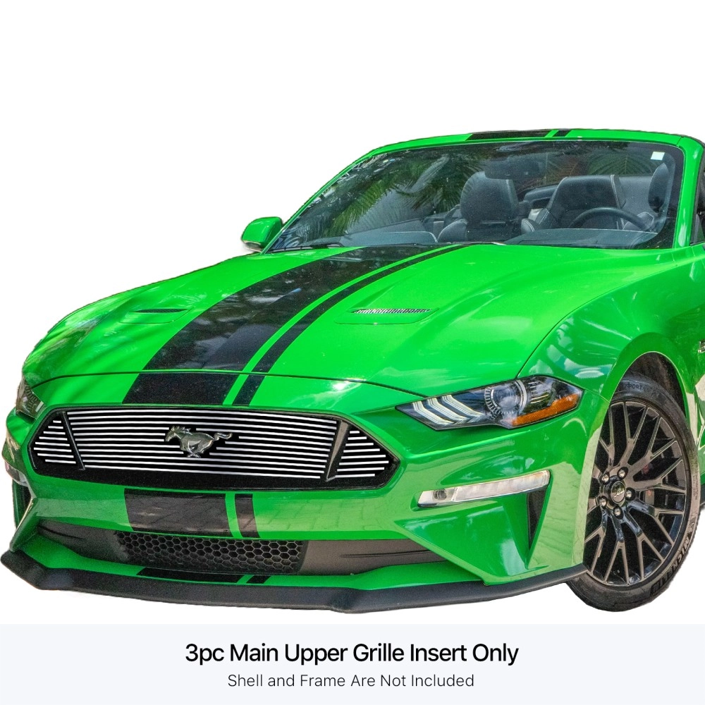 APS GR06FFD48S - Polished Stainless Steel Main Upper Horizontal Billet Grille