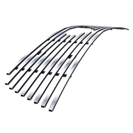 APS GR06FFF54S - Black Stainless Steel Main Upper Horizontal Billet Grille