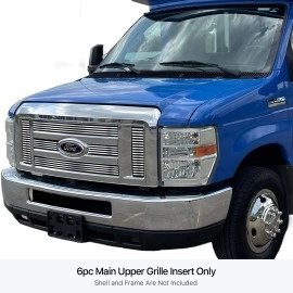 APS GR06FFF58S - Polished Stainless Steel Main Upper Horizontal Billet Grille