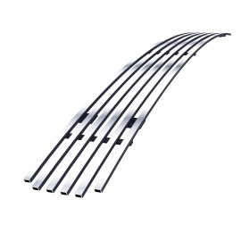 APS GR06FFF59S - Polished Stainless Steel Lower Bumper Horizontal Billet Grille
