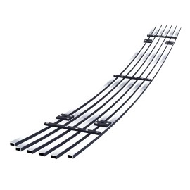 APS GR06FFF59S - Polished Stainless Steel Lower Bumper Horizontal Billet Grille
