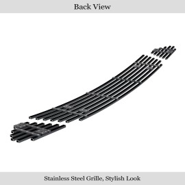 APS GR06FFF60J - Black Stainless Steel Lower Bumper Horizontal Billet Grille