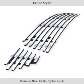 APS GR06FFF60S - Polished Stainless Steel Lower Bumper Horizontal Billet Grille