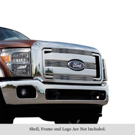 APS GR06FFH27S - Polished Stainless Steel Main Upper Horizontal Billet Grille