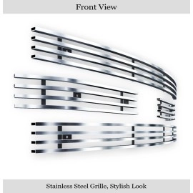APS GR06FFH27S - Polished Stainless Steel Main Upper Horizontal Billet Grille