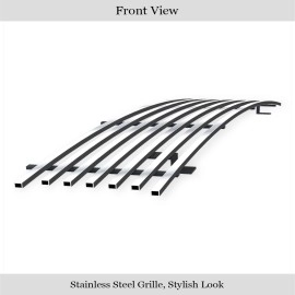 APS GR06FFH29S - Polished Stainless Steel Lower Bumper Horizontal Billet Grille