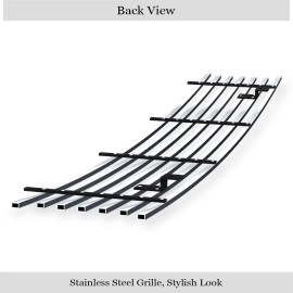 APS GR06FFH29S - Polished Stainless Steel Lower Bumper Horizontal Billet Grille