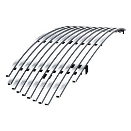 APS GR06FFH82S - Polished Stainless Steel Lower Bumper Horizontal Billet Grille