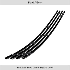 APS GR06FFJ17J - Black Stainless Steel Lower Bumper Horizontal Billet Grille