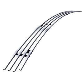 APS GR06FFJ17S - Polished Stainless Steel Lower Bumper Horizontal Billet Grille