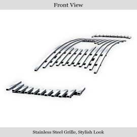 APS GR06FFJ23S - Polished Stainless Steel Main Upper Horizontal Billet Grille