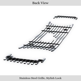 APS GR06FFJ23S - Polished Stainless Steel Main Upper Horizontal Billet Grille