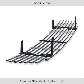 APS GR06FFJ29S - Polished Stainless Steel Lower Bumper Horizontal Billet Grille