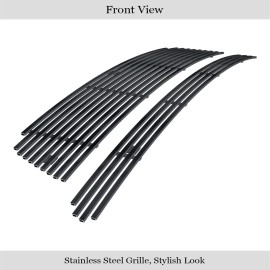 APS GR06FFJ39J - Black Stainless Steel Lower Bumper Horizontal Billet Grille