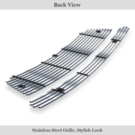 APS GR06FFJ39S - Polished Stainless Steel Lower Bumper Horizontal Billet Grille