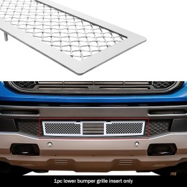 APS GR06GEA91T - Polished Stainless Steel Lower Bumper 1.8mm Wire Mesh Grille