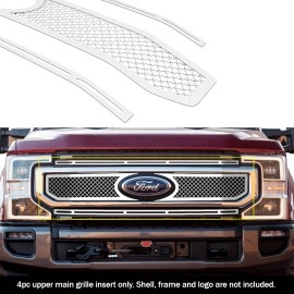 APS GR06GEA96S - Polished Stainless Steel Main Upper 2.5mm Wire Mesh Grille