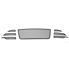 APS GR06GEB74H - Black Stainless Steel Lower Bumper 1.8mm Wire Mesh Grille