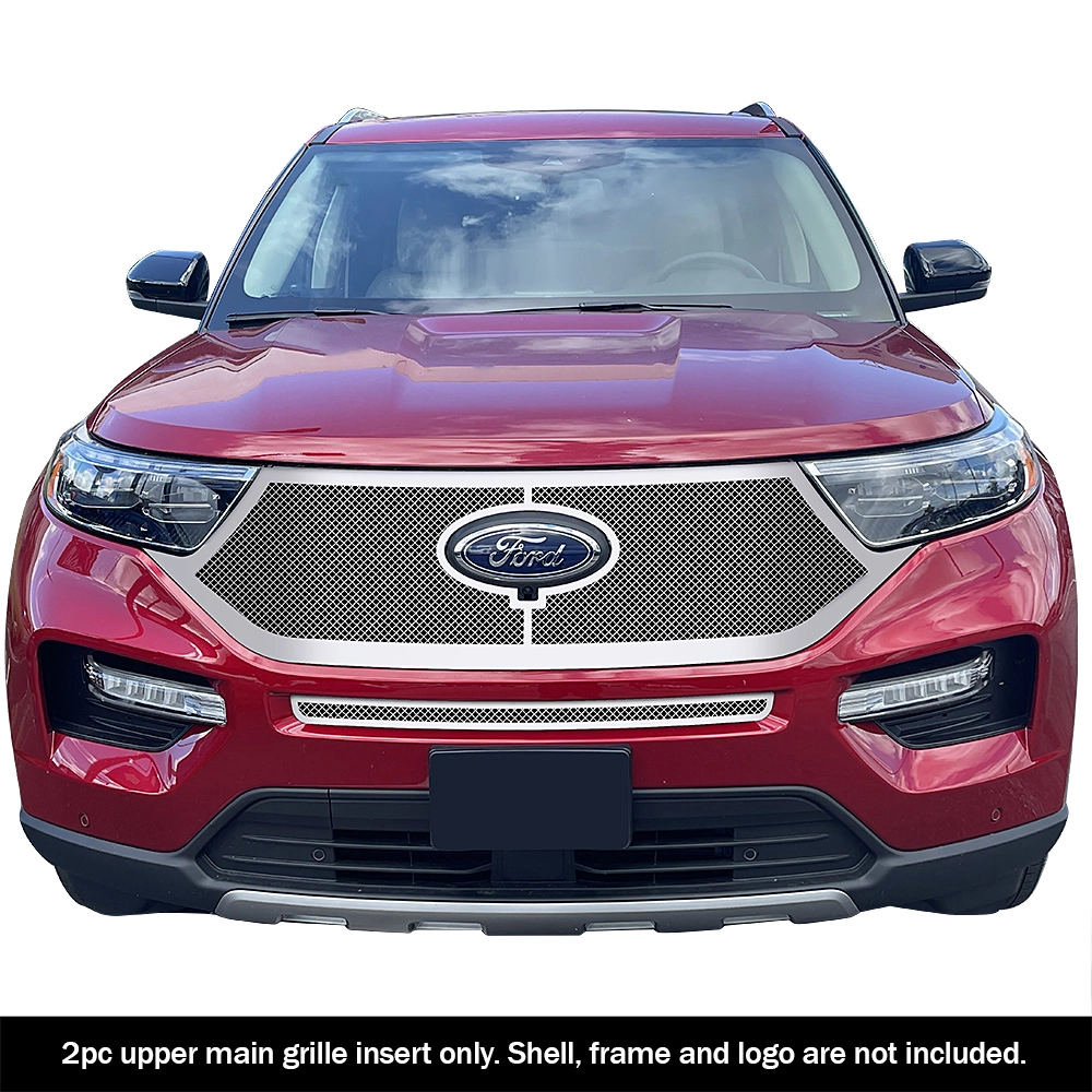 APS GR06GEB84T - Polished Stainless Steel Main Upper 1.8mm Wire Mesh Grille