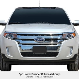 APS GR06GEB90H - Black Stainless Steel Lower Bumper 1.8mm Wire Mesh Grille