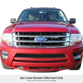 APS GR06GEB98H - Black Stainless Steel Lower Bumper 1.8mm Wire Mesh Grille