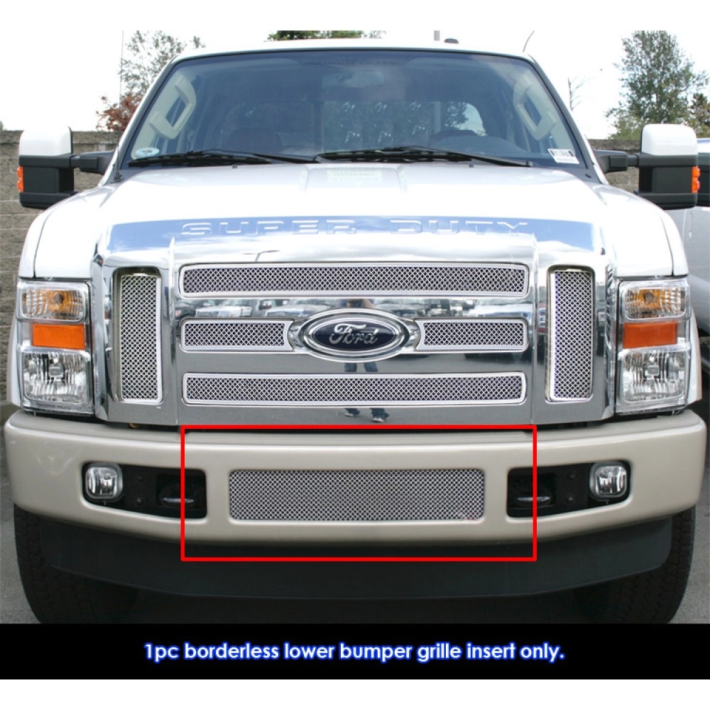 APS GR06GEC28Z - Polished Stainless Steel Lower Bumper 1.8mm Wire Mesh Grille