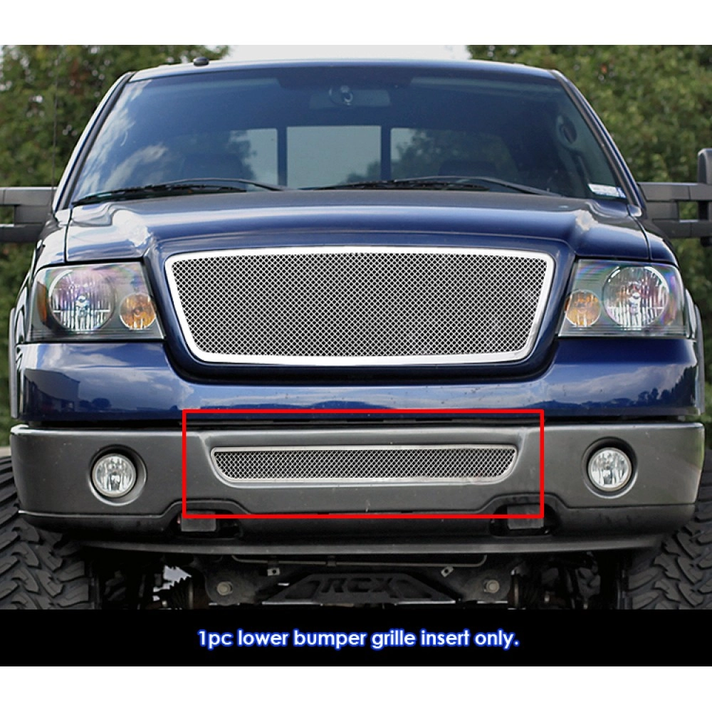 APS GR06GEC52T - Polished Stainless Steel Lower Bumper 1.8mm Wire Mesh Grille