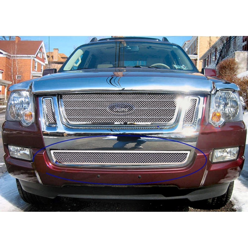 APS GR06GEE29T - Polished Stainless Steel Lower Bumper 1.8mm Wire Mesh Grille