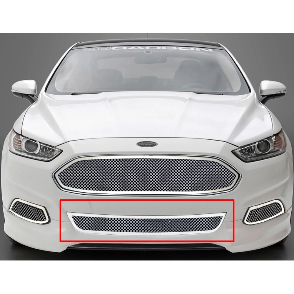 APS GR06GEI41T - Polished Stainless Steel Lower Bumper 1.8mm Wire Mesh Grille