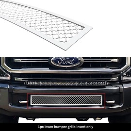 APS GR06GEJ66S - Polished Stainless Steel Lower Bumper 2.5mm Wire Mesh Grille