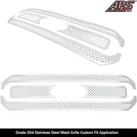 APS GR06GEJ77S - Polished Stainless Steel Main Upper 2.5mm Wire Mesh Grille