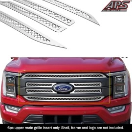 APS GR06GEJ78S - Polished Stainless Steel Main Upper 2.5mm Wire Mesh Grille