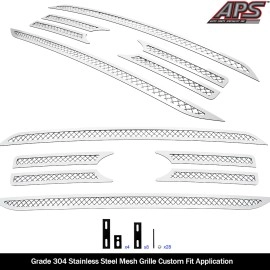 APS GR06GEJ78S - Polished Stainless Steel Main Upper 2.5mm Wire Mesh Grille