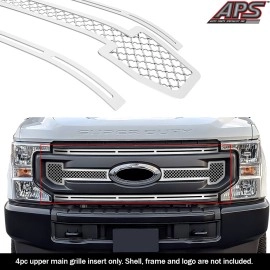 APS GR06GEJ79S - Polished Stainless Steel Main Upper 2.5mm Wire Mesh Grille