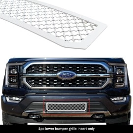 APS GR06GFB34S - Polished Stainless Steel Lower Bumper 2.5mm Wire Mesh Grille